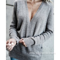 Autumn Thick Deep V Neck Coat